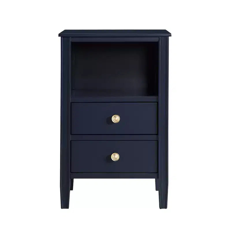 Comodino Comfort Pointe Winsley con 2 cassetti portaoggetti