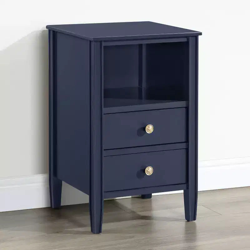 Comodino Comfort Pointe Winsley con 2 cassetti portaoggetti