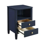 Comodino Comfort Pointe Winsley con 2 cassetti portaoggetti