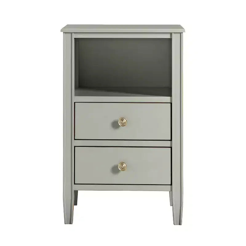 Comodino Comfort Pointe Winsley con 2 cassetti portaoggetti