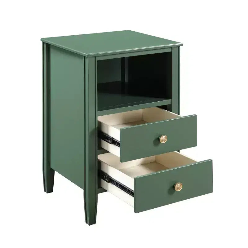Comodino Comfort Pointe Winsley con 2 cassetti portaoggetti
