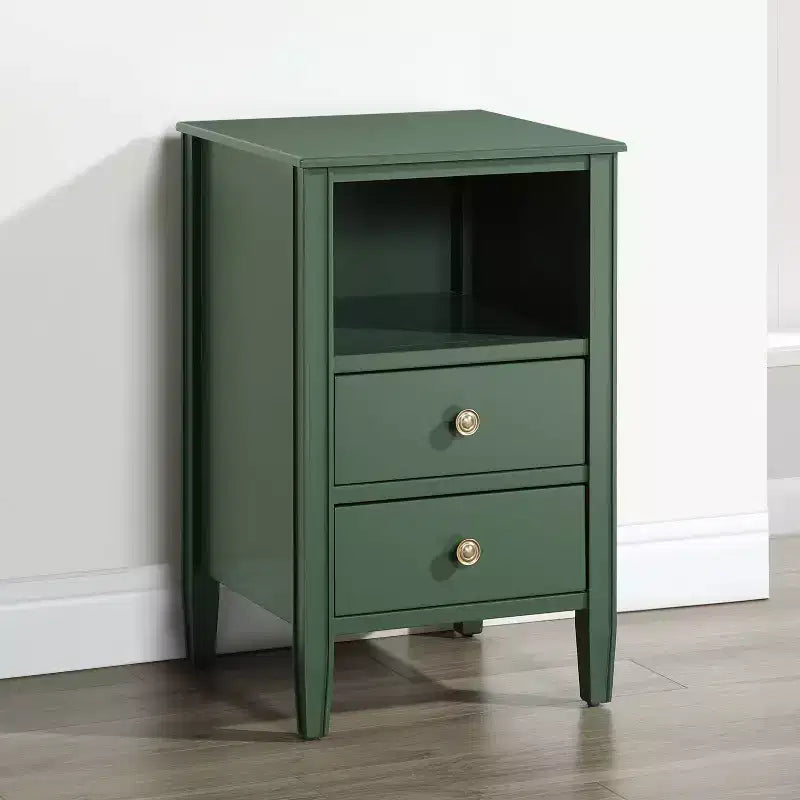 Comodino Comfort Pointe Winsley con 2 cassetti portaoggetti