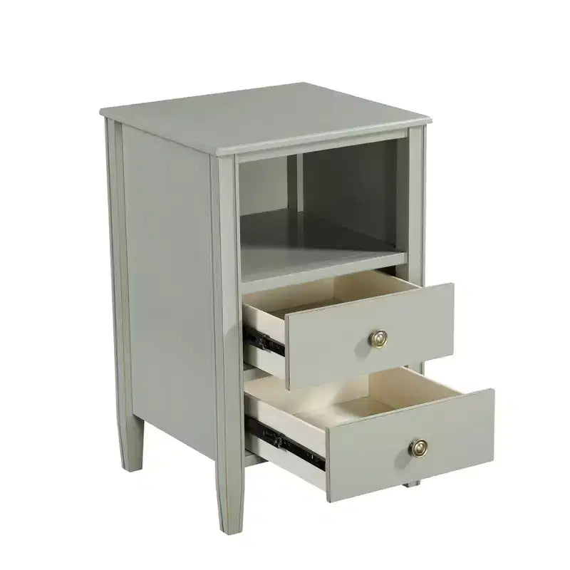 Comodino Comfort Pointe Winsley con 2 cassetti portaoggetti