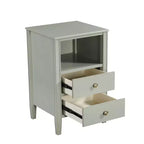 Comodino Comfort Pointe Winsley con 2 cassetti portaoggetti