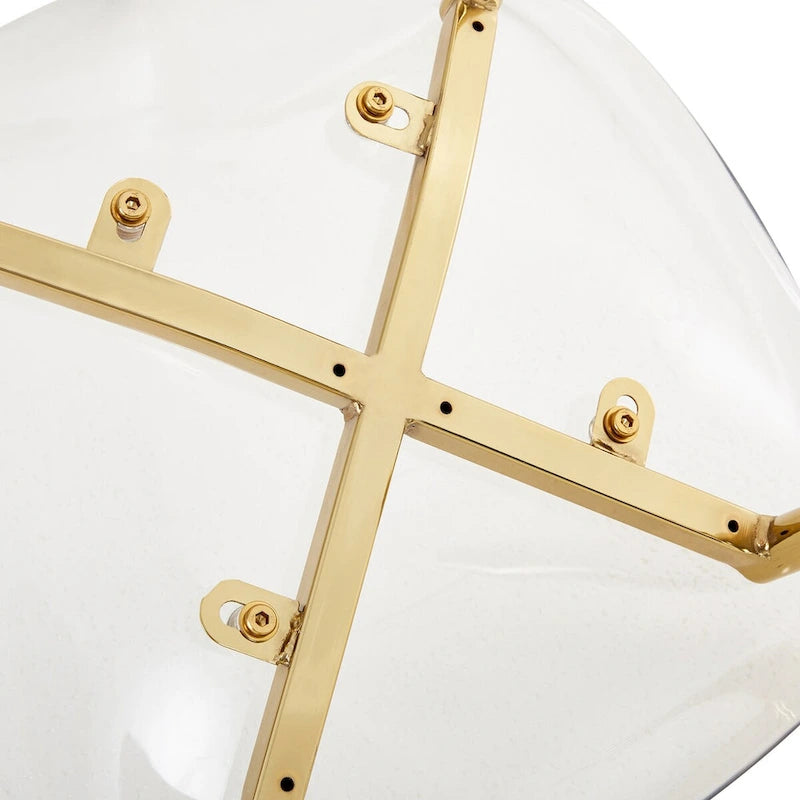 Set di 6 sedie da pranzo moderne minimaliste trasparenti