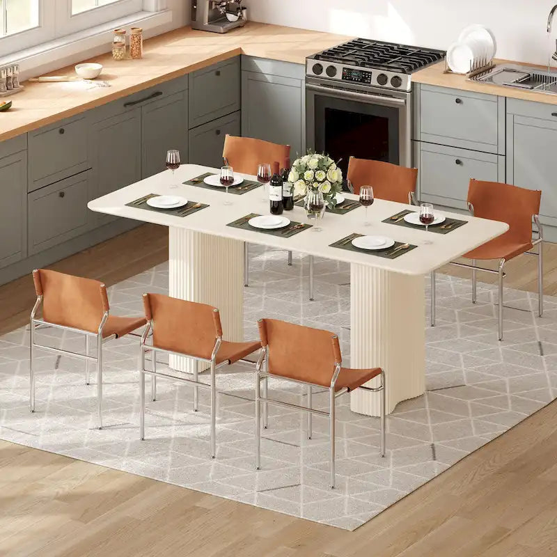 Tavolo da pranzo moderno per cucina e sala da pranzo