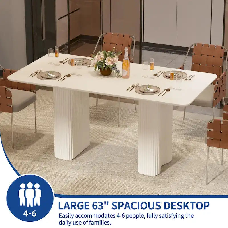 Tavolo da pranzo moderno per cucina e sala da pranzo