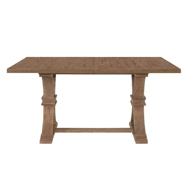 Christopher Knight Home Derring Set da Pranzo Espandibile da 7 Pezzi in Legno Rivestito Stile Rustico Francese