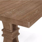 Christopher Knight Home Derring Set da Pranzo Espandibile da 7 Pezzi in Legno Rivestito Stile Rustico Francese