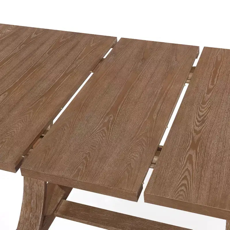 Christopher Knight Home Derring Set da Pranzo Espandibile da 7 Pezzi in Legno Rivestito Stile Rustico Francese