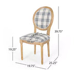 Christopher Knight Home Derring Set da Pranzo Espandibile da 7 Pezzi in Legno Rivestito Stile Rustico Francese
