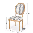 Christopher Knight Home Derring Set da Pranzo Espandibile da 7 Pezzi in Legno Rivestito Stile Rustico Francese