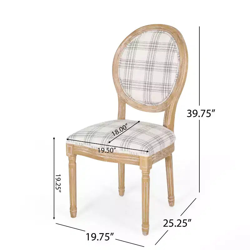 Christopher Knight Home Derring Set da Pranzo Espandibile da 7 Pezzi in Legno Rivestito Stile Rustico Francese