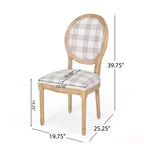 Christopher Knight Home Derring Set da Pranzo Espandibile da 7 Pezzi in Legno Rivestito Stile Rustico Francese