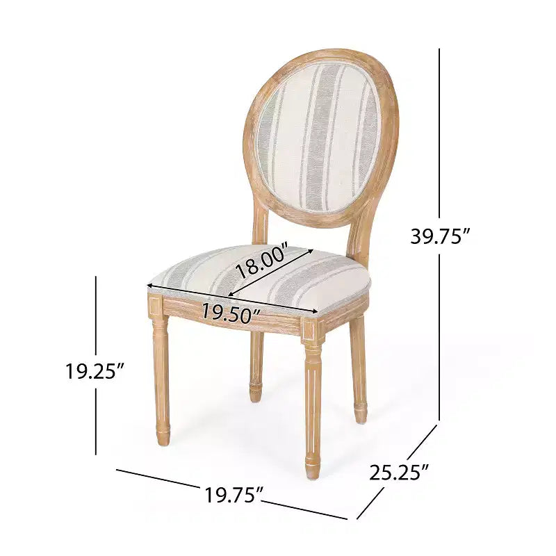 Christopher Knight Home Derring Set da Pranzo Espandibile da 7 Pezzi in Legno Rivestito Stile Rustico Francese