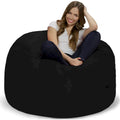 Poltrona Sacco in Memory Foam Morbido con Rivestimento Rimovibile in Microsuede