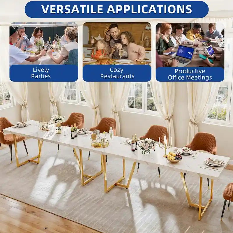 82 Tavolo da pranzo grande per 6-8 persone
