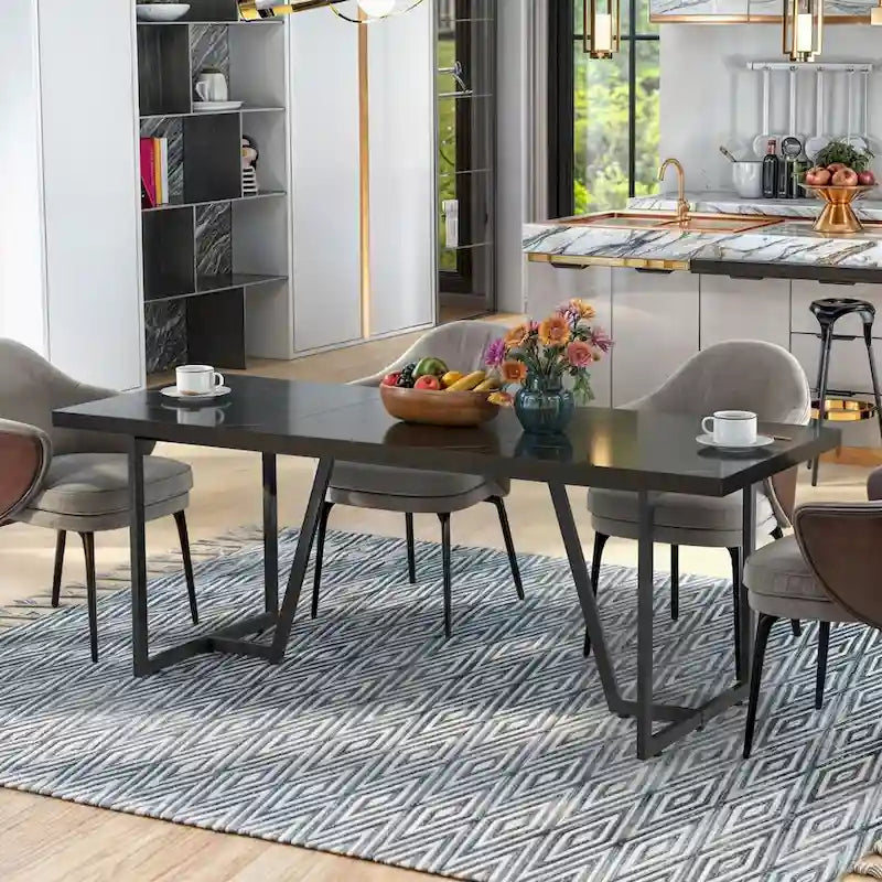 82 Tavolo da pranzo grande per 6-8 persone