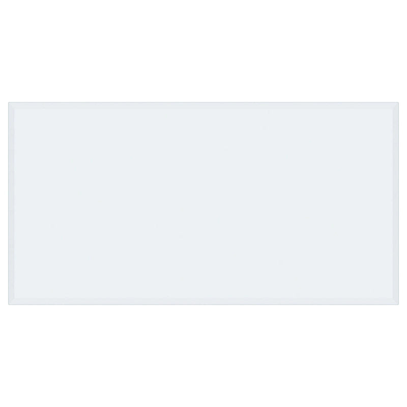 Piano del tavolo in vetro temperato trasparente con bordo bisellato per sale da pranzo