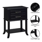 Tavolino Breighton Home Sydney a 2 cassetti con ripiano