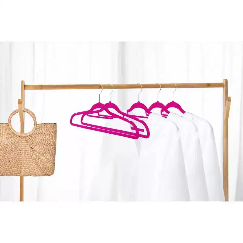 J&V TEXTILES Confezione da 120 Grucce Premium in Velluto Antiscivolo con Gancio Girevole a 360 Gradi