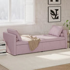 Divanetto moderno imbottito con 2 cassetti, lettino singolo piccolo per salotto